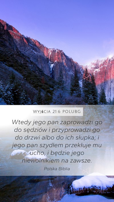 Wyjścia 21:6 POLUBG Bible Verse Image