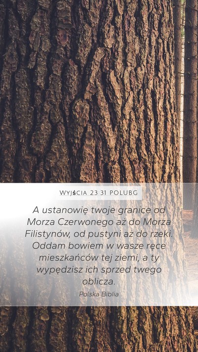 Wyjścia 23:31 POLUBG Bible Verse Image