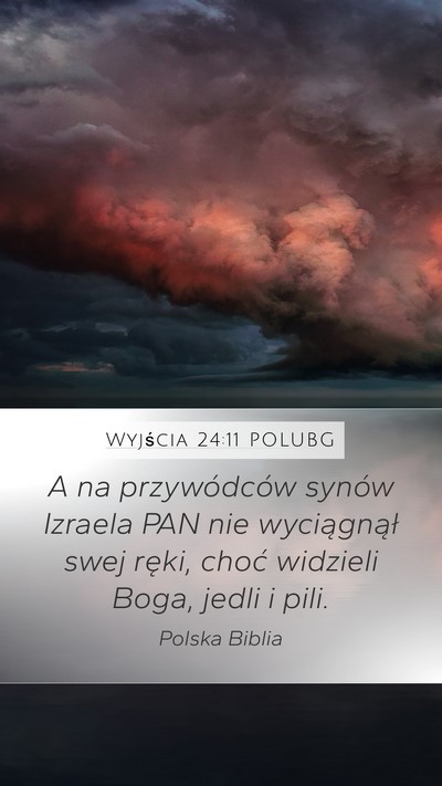 Wyjścia 24:11 POLUBG Bible Verse Image