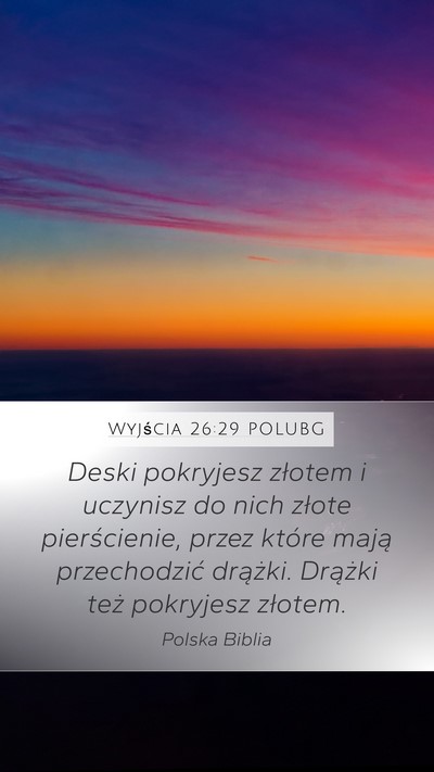 Wyjścia 26:29 POLUBG Bible Verse Image