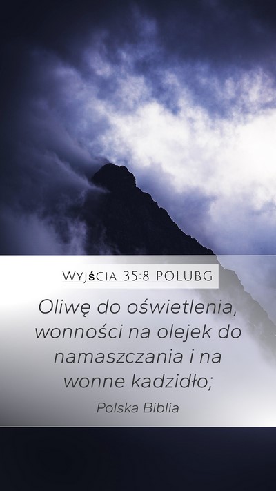 Wyjścia 35:8 POLUBG Bible Verse Image