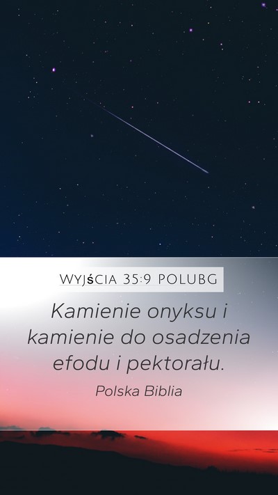 Wyjścia 35:9 POLUBG Bible Verse Image