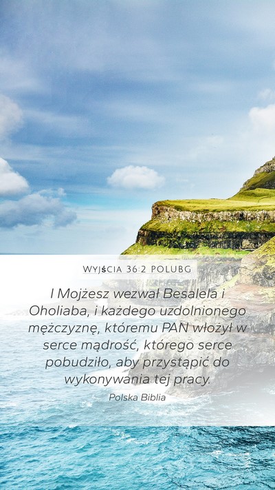 Wyjścia 36:2 POLUBG Bible Verse Image