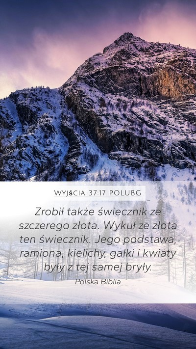 Wyjścia 37:17 POLUBG Bible Verse Image