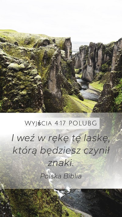 Wyjścia 4:17 POLUBG Bible Verse Image