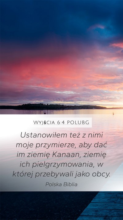 Wyjścia 6:4 POLUBG Bible Verse Image