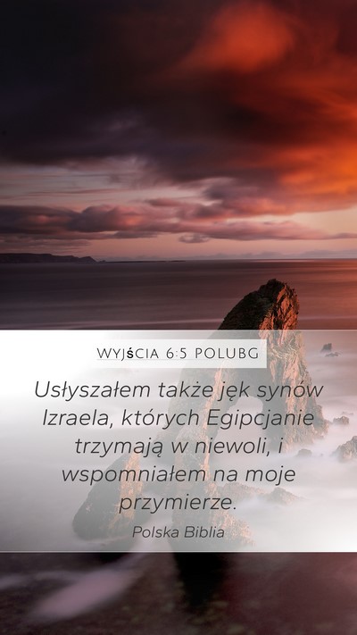 Wyjścia 6:5 POLUBG Bible Verse Image