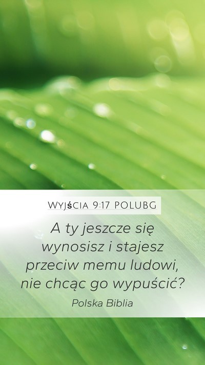 Wyjścia 9:17 POLUBG Bible Verse Image