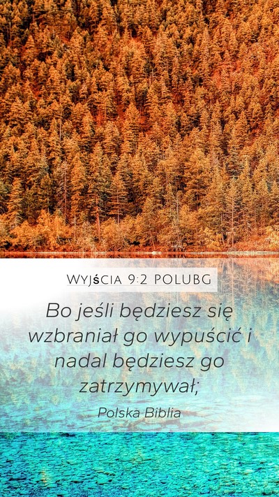 Wyjścia 9:2 POLUBG Bible Verse Image
