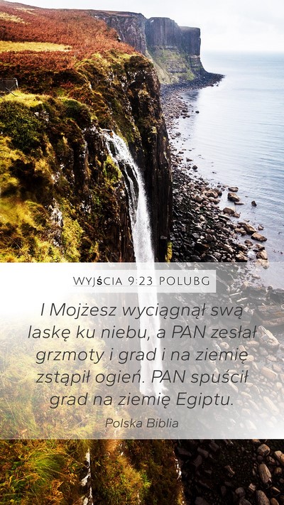 Wyjścia 9:23 POLUBG Bible Verse Image