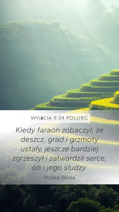 Wyjścia 9:34 POLUBG Bible Verse Image