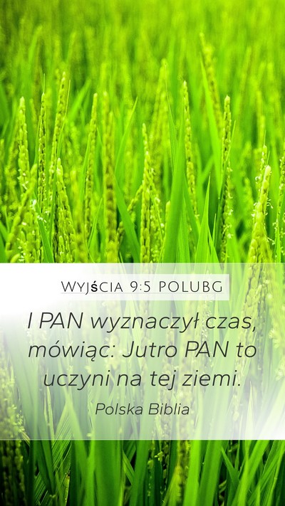 Wyjścia 9:5 POLUBG Bible Verse Image