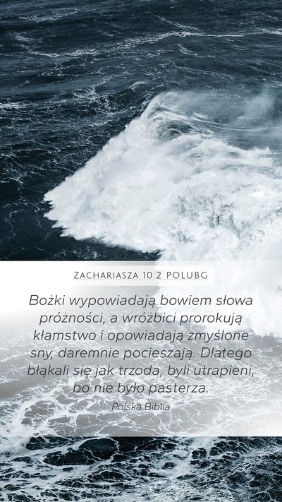Zachariasza 10:2 POLUBG Bible Verse Image