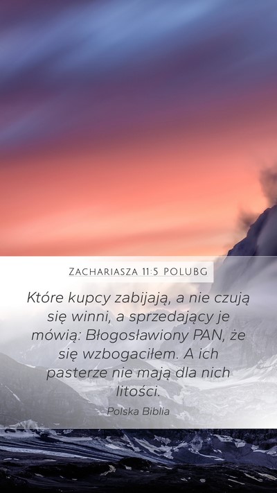 Zachariasza 11:5 POLUBG Bible Verse Image