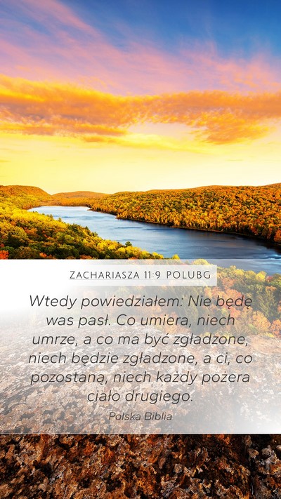 Zachariasza 11:9 POLUBG Bible Verse Image