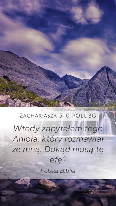 Zachariasza 5:10 POLUBG Bible Verse Image