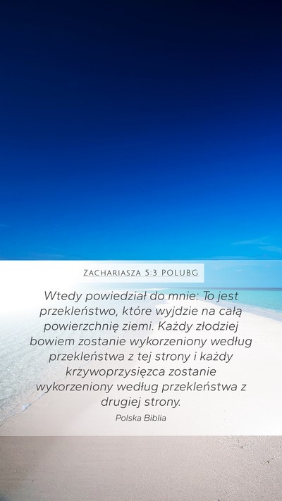 Zachariasza 5:3 POLUBG Bible Verse Image