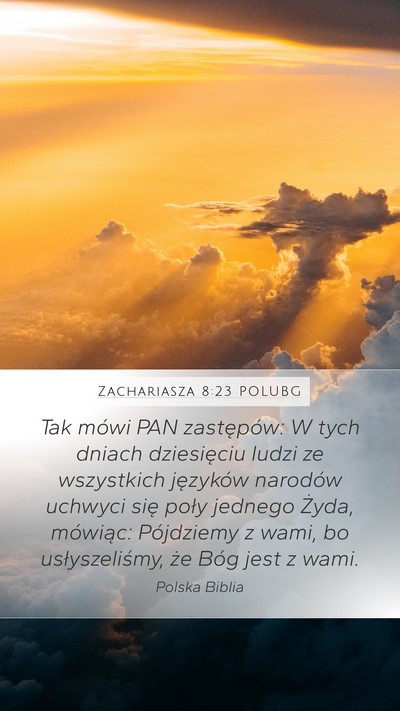 Zachariasza 8:23 POLUBG Bible Verse Image