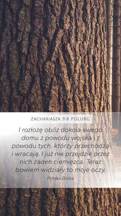 Zachariasza 9:8 POLUBG Bible Verse Image