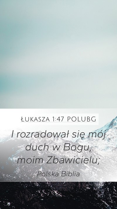 Łukasza 1:47 POLUBG Bible Verse Image