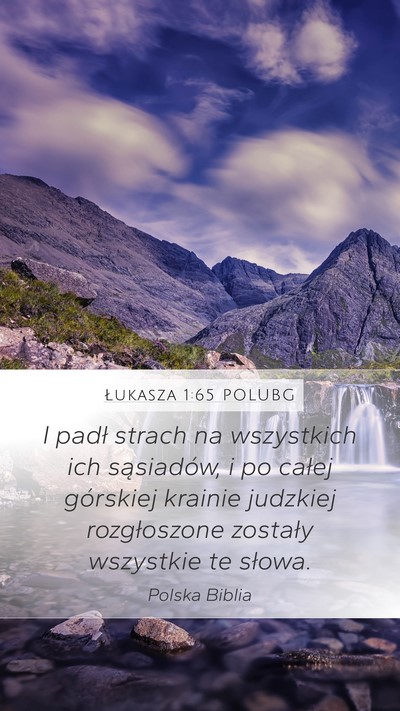 Łukasza 1:65 POLUBG Bible Verse Image