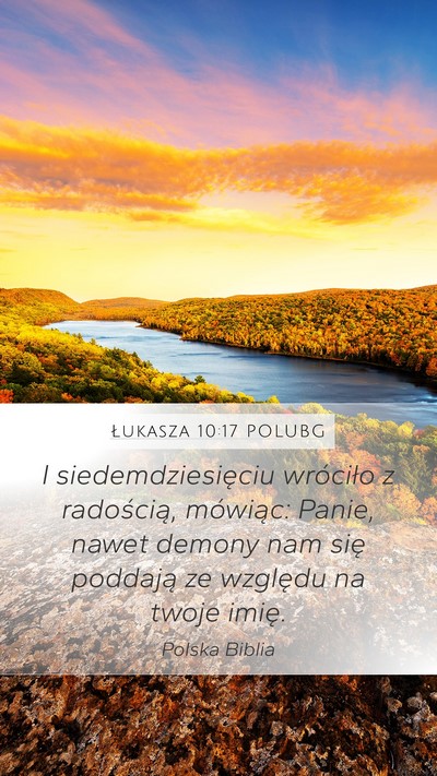 Łukasza 10:17 POLUBG Bible Verse Image
