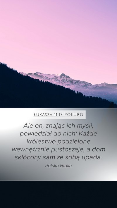 Łukasza 11:17 POLUBG Bible Verse Image
