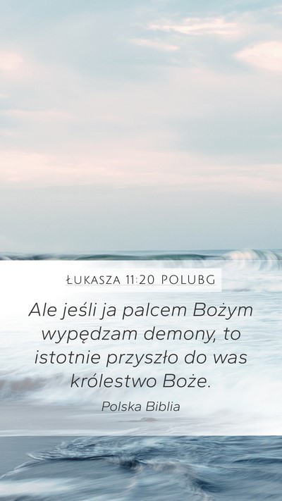 Łukasza 11:20 POLUBG Bible Verse Image
