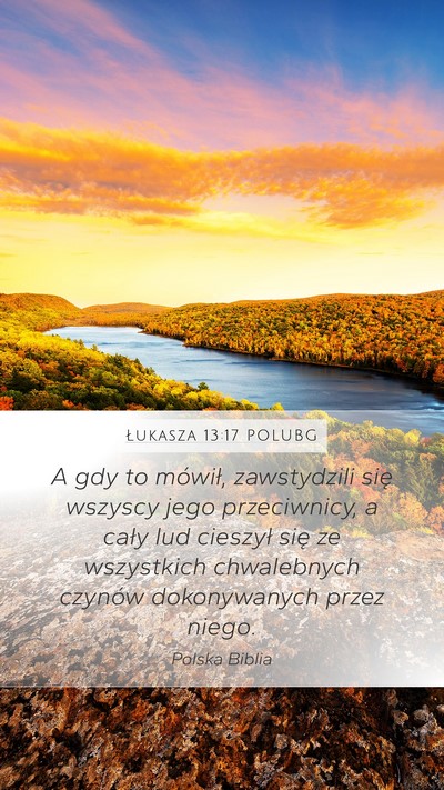 Łukasza 13:17 POLUBG Bible Verse Image