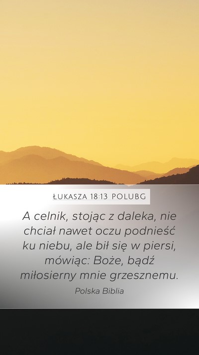 Łukasza 18:13 POLUBG Bible Verse Image
