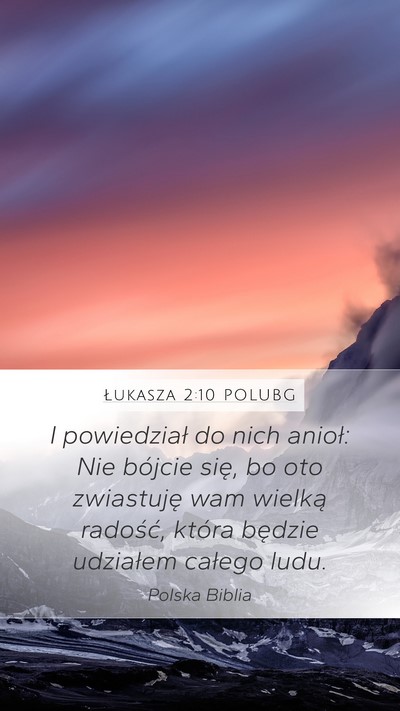 Łukasza 2:10 POLUBG Bible Verse Image