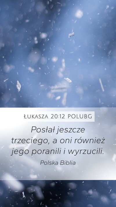 Łukasza 20:12 POLUBG Bible Verse Image