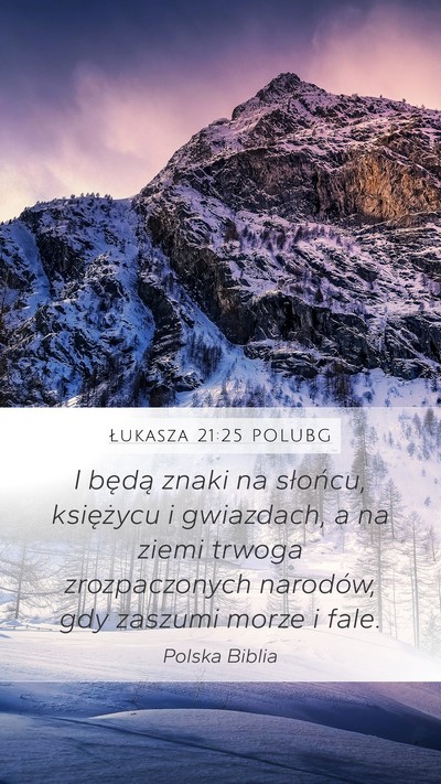Łukasza 21:25 POLUBG Bible Verse Image
