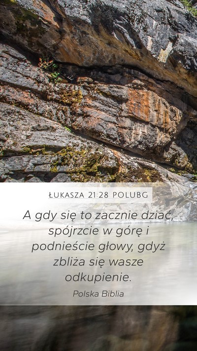 Łukasza 21:28 POLUBG Bible Verse Image