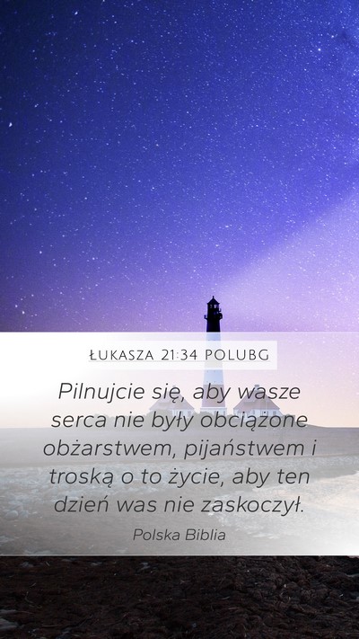 Łukasza 21:34 POLUBG Bible Verse Image
