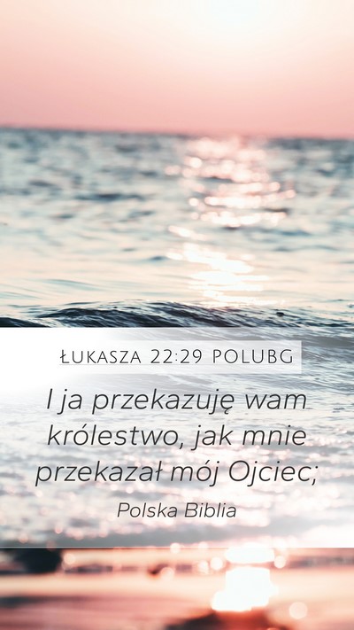 Łukasza 22:29 POLUBG Bible Verse Image