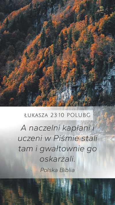 Łukasza 23:10 POLUBG Bible Verse Image