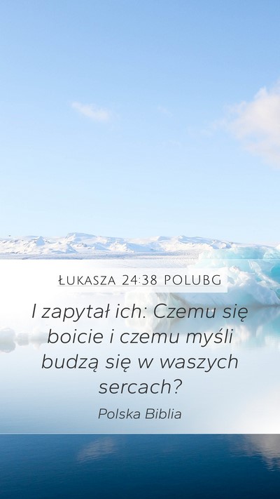 Łukasza 24:38 POLUBG Bible Verse Image