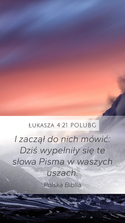 Łukasza 4:21 POLUBG Bible Verse Image