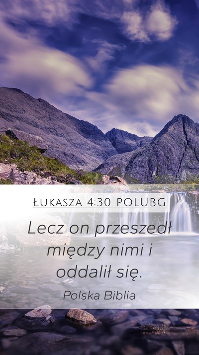 Łukasza 4:30 POLUBG Bible Verse Image