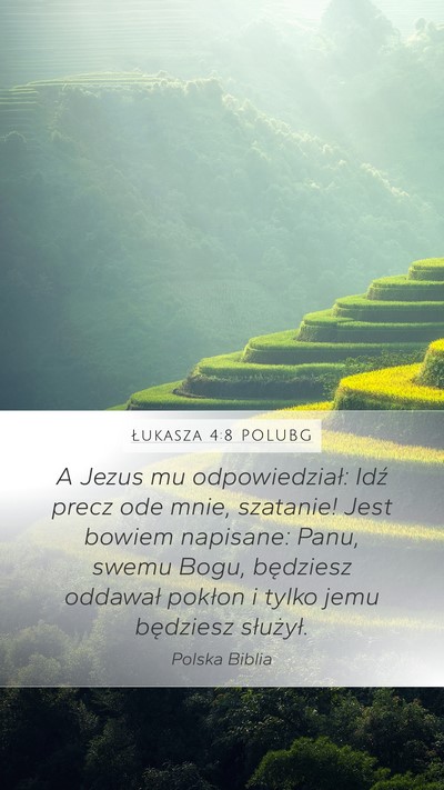 Łukasza 4:8 POLUBG Bible Verse Image