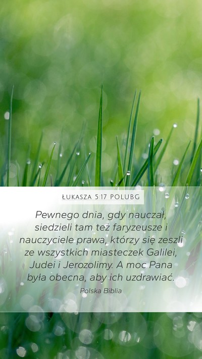 Łukasza 5:17 POLUBG Bible Verse Image