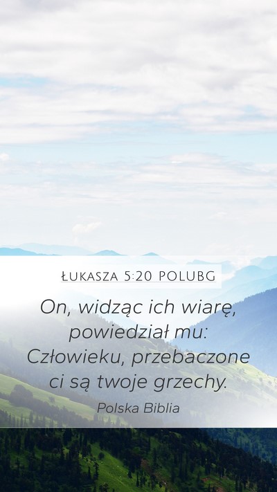 Łukasza 5:20 POLUBG Bible Verse Image