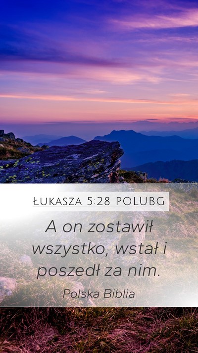 Łukasza 5:28 POLUBG Bible Verse Image