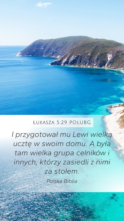 Łukasza 5:29 POLUBG Bible Verse Image