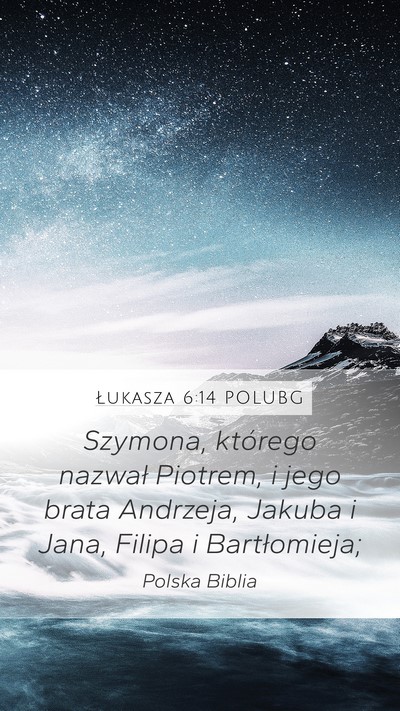 Łukasza 6:14 POLUBG Bible Verse Image