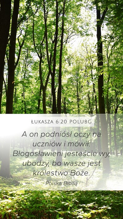 Łukasza 6:20 POLUBG Bible Verse Image