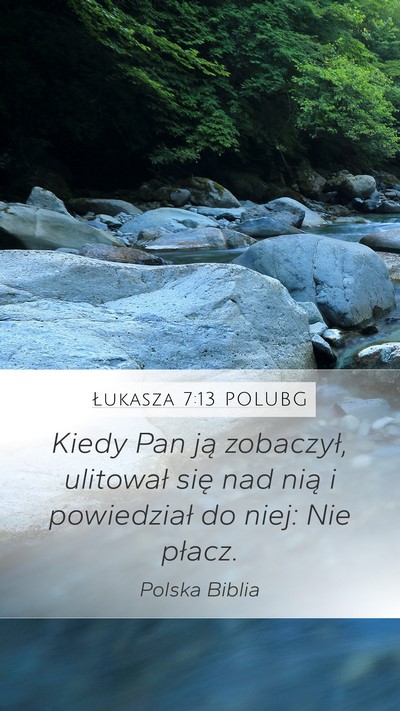 Łukasza 7:13 POLUBG Bible Verse Image