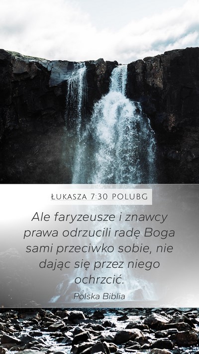 Łukasza 7:30 POLUBG Bible Verse Image